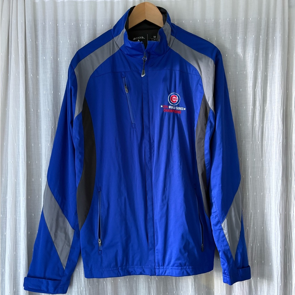 Antigua Chicago Cubs "Intent" quarter-zip pullover 2016 World Series Champions